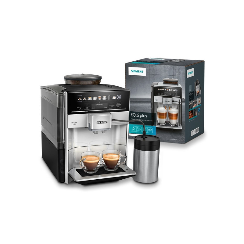 Machine à café broyeur grain automatique Siemens TE653M11RW