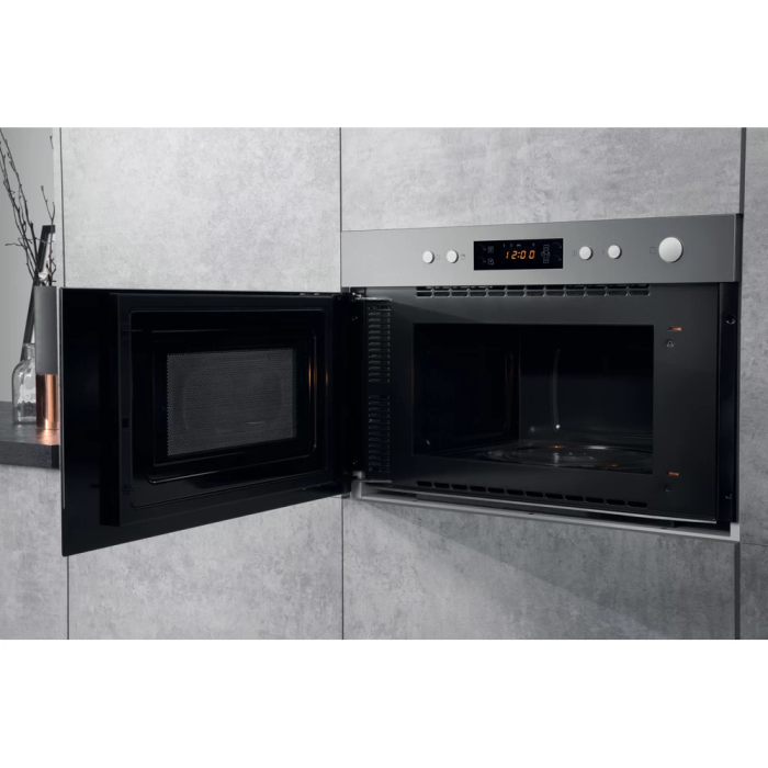 Micro-ondes encastrable 22L Hotpoint 750W 59,5cm, MN212IXHA