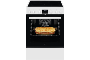 Cuisinière vitrocéramique électrique 73L Electrolux 2300W 59,6cm, LKR64850AW