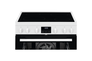 Cuisinière Vitrocéramique ELECTROLUX 73L 4 Feux blanc - LKR64850AW