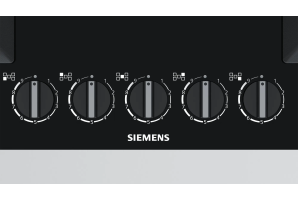 Plaque gaz 5 feux Siemens noir - EP7A6QB20