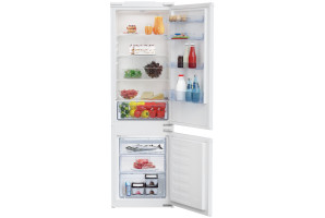 Réfrigérateur combiné 275L froid statique Beko 54cm F BCHA275K3SN