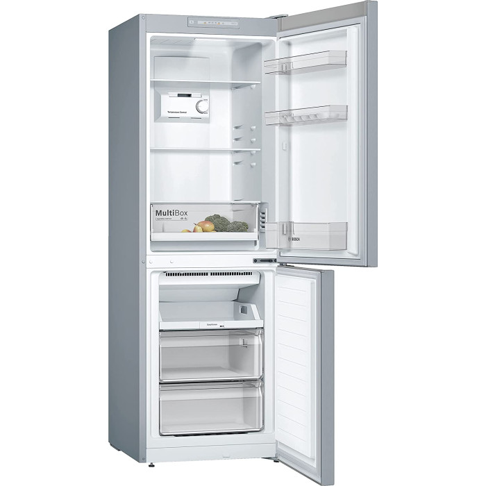 Réfrigérateur combiné 279L froid Ventilé Bosch 70cm E, KGN33NLEB