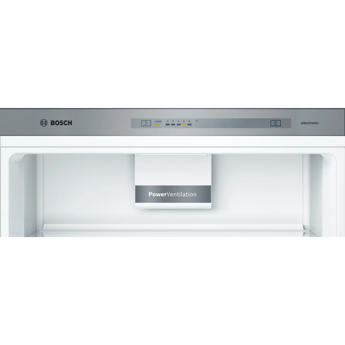 Réfrigérateur combiné 376L froid brassé Bosch 70cm E, KGV58VLEAS