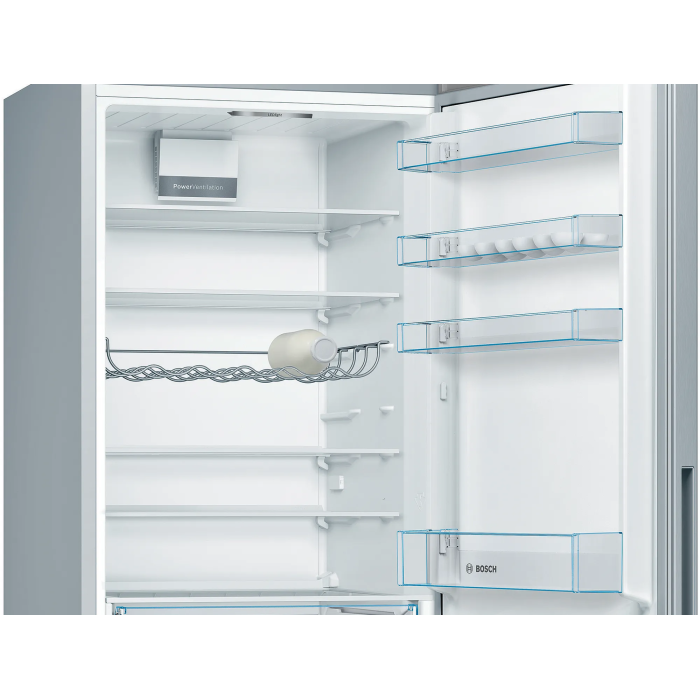Réfrigérateur combiné 376L froid brassé Bosch 70cm E, KGV58VLEAS