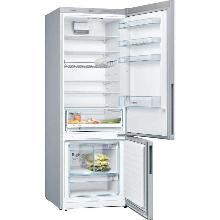 Réfrigérateur combiné 376L froid brassé Bosch 70cm E, KGV58VLEAS