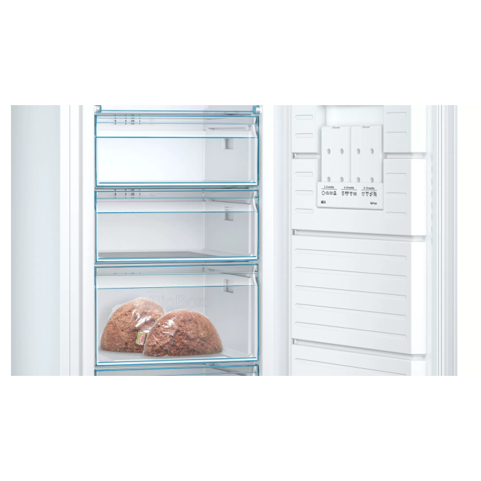 Congélateur Armoire BOSCH Froid Ventilé 365L blanc - GSN58VWEV