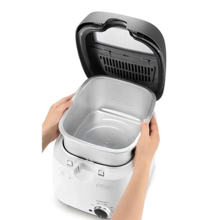 Friteuse 1.5 kg 1800W cuve amovible easy clean cuve amovible monte et ba Delonghi FS6035