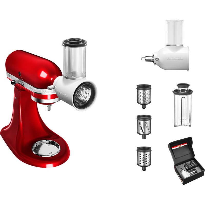 Accessoire robot tranchoir râpe pour robot artisan Kitchenaid 5KSMVA