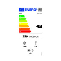 Réfrigérateur combiné inversé Bosch KGN 49 XLEA