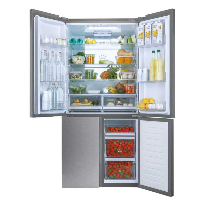 REFRIGERATEUR FROID VENTILE MULTI PORTES ALU HAIER