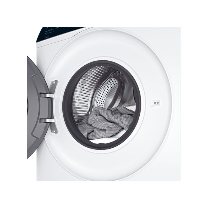 Lave linge hublot 8kg blanche et noire Haier HW80-B14939