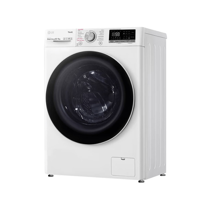 Lave linge séchant hublot 8,5kg/5kg LG F852SV50WRS