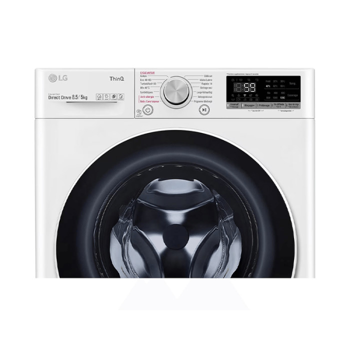 Lave linge séchant hublot 8,5kg/5kg LG F852SV50WRS