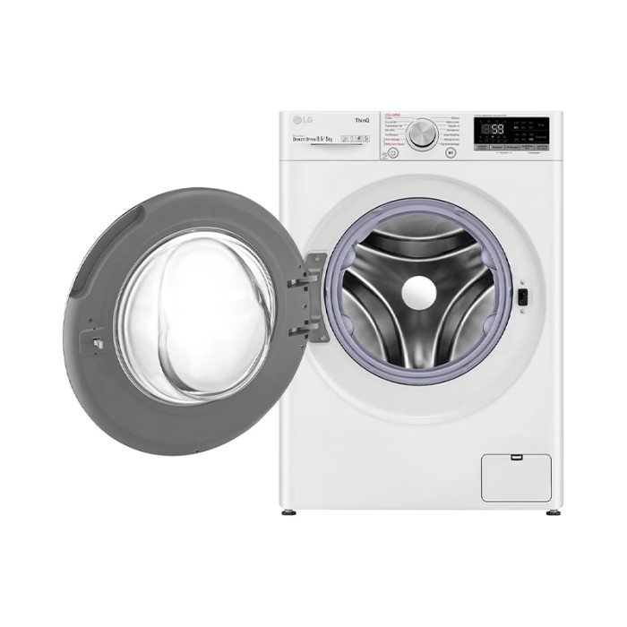 Lave linge séchant hublot 8,5kg/5kg LG F852SV50WRS