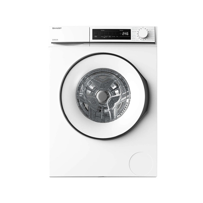 Lave linge hublot 8kg blanc Sharp ESNFB8141WD