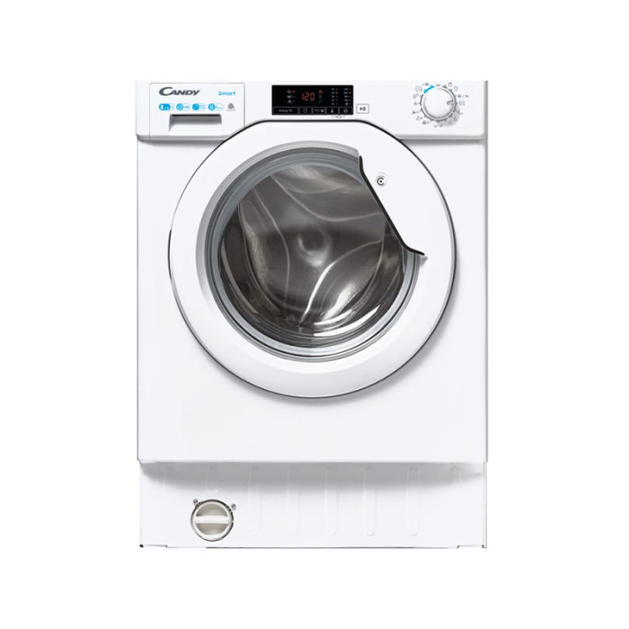 Lave linge séchant encastrable 8kg/5kg Candy CBD485D1