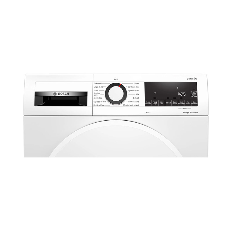 Sèche-linge pompe à chaleur A+++ 8kg Bosch WQG233D0FRs6