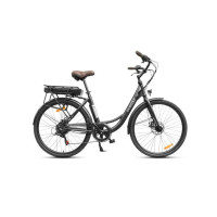 Vélo électrique jusqu'à 40km gris Scooty CITY26 Plus
