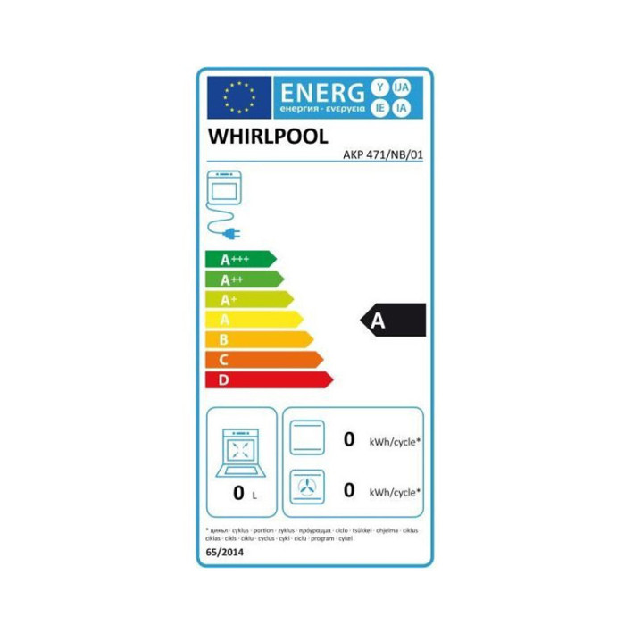Four intégrable Whirlpool AKP471NB01