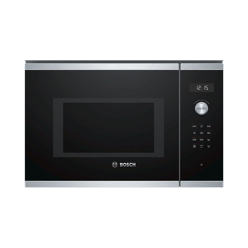 Micro-Ondes Encastrable BOSCH 900W 25L noir inox - BEL554MS0