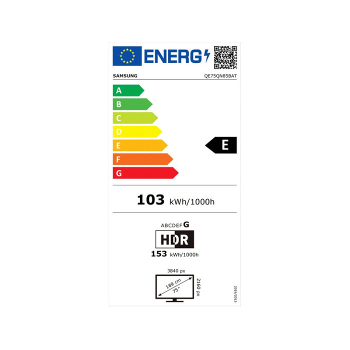 TV LED 75 pouces Samsung QE75QN85B