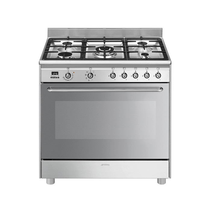 Piano de cuisson à gaz Smeg CG90X2