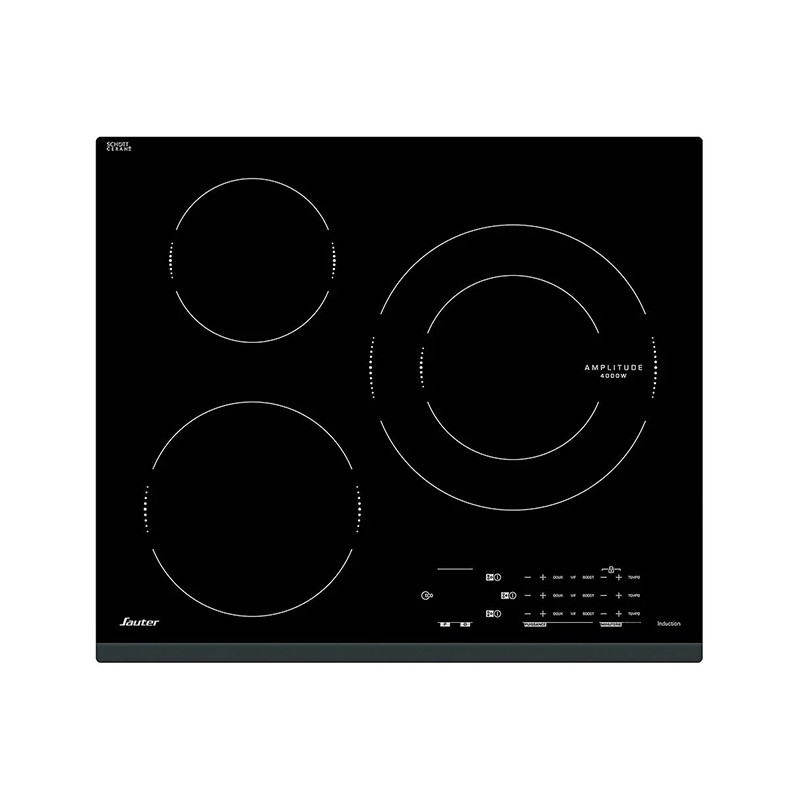 Table de cuisson Induction 3 Feux - BRANDT - BPI6314B 