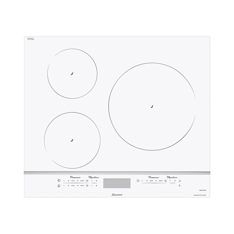 Plaque induction SAUTER 7400W 60cm, SPI9544B