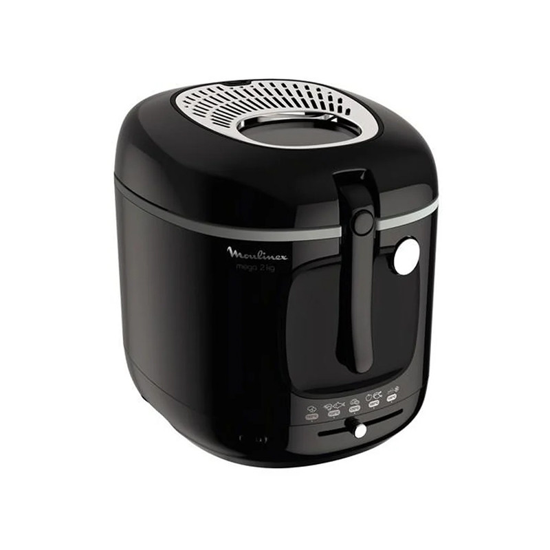 Friteuse électrique 2kg frites 3,3L huile noir Moulinex AM480070