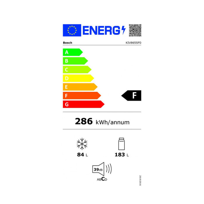 Réfrigérateur combiné intégrable Bosch KIV865SF0