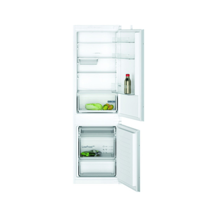 Réfrigérateur combiné intégrable congélateur bas 267L blanc Siemens KI86V5SF0