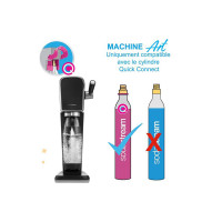 Machine à soda noire Pack Lave-vaisselle Sodastream ART