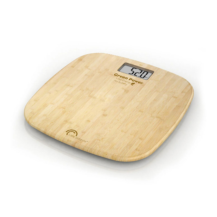 Pèse personne électronique sans piles bambou Little Balance 8228