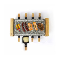 Appareil à raclette grill 8 personnes pierre/bois Livoo DOC219