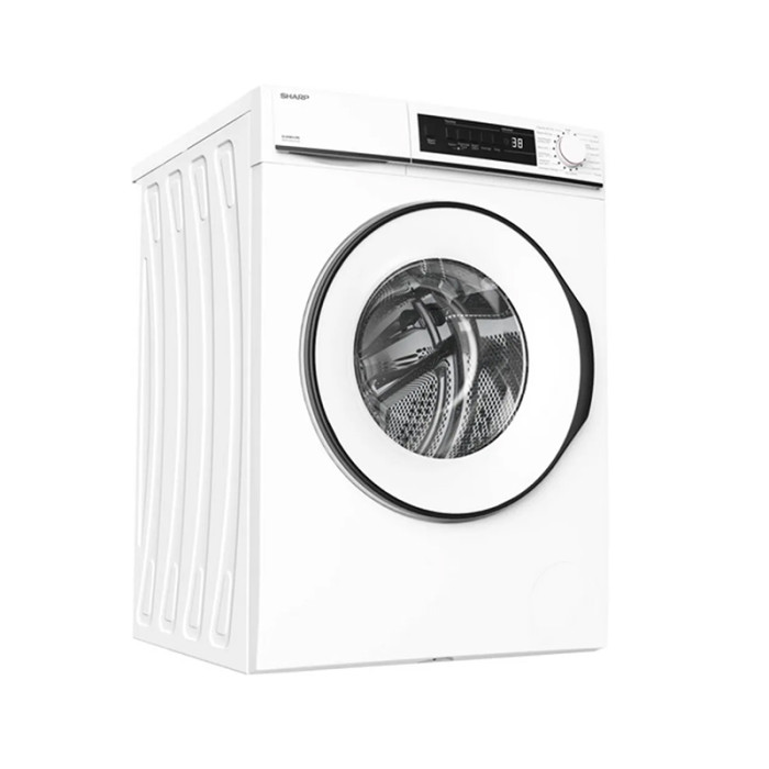 Lave linge hublot 8kg blanc Sharp ESNFB8141WD