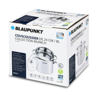 Couscoussier inox tous feux (24cm/8L et 28cm/12L) Blaupunkt Collection MUNICH
