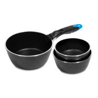 Set 3 casseroles compatible induction 16, 18 et 20cm Blaupunkt Collection FRANCFORT