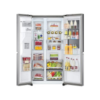 Réfrigérateur américain connecté 635L Froid ventilé LG GSXV90PZAE