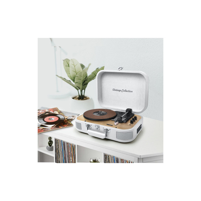 Tourne disque vinyle USB blanc Muse MT-201WW - ElectroPrivé